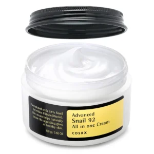كريم الحلزون كوزاركس المتكامل Advanced Snail 92 All In One Cream لترطيب وتجديد خلايا البشرة