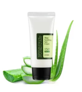 واقي شمس كوزاركس بالصبار Aloe Soothing Sun Cream SPF50 الأصلي لترطيب وحماية البشرة