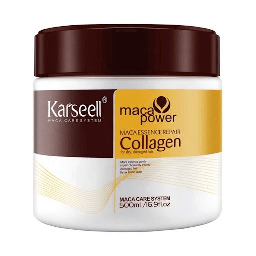 "ماسك الكولاجين الإيطالي كارسييل لترميم الشعر - Karseell Collagen Mask."