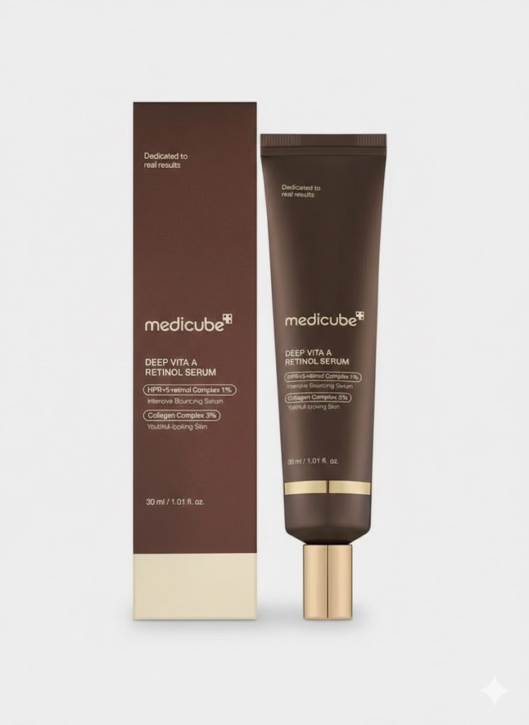 سيروم ريتينول ميديكيوب ديب فيتا A لشد البشرة وتقليل التجاعيد Medicube Deep Vita A Retinol Serum 30ml