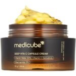 "كريم ميديكيوب ديب فيتا سي بالكبسولات لتفتيح وتوحيد لون البشرة - Medicube Deep Vita C Capsule Cream."