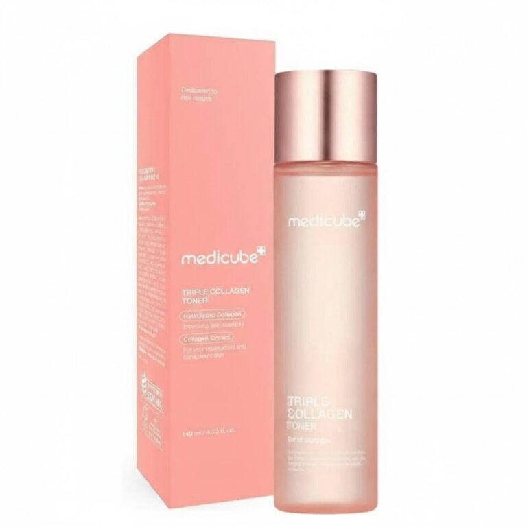 تونر ميديكيوب الكولاجين الثلاثي لترطيب ومرونة البشرة - Medicube Triple Collagen Toner 140ml