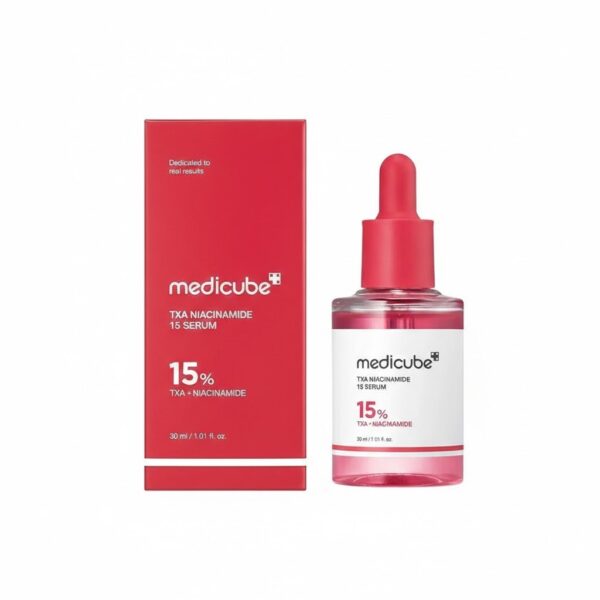 medicube-txa-niacinamide-15-serum-dark-spots ودعي التصبغات العنيدة مع سيروم ميديكيوب TXA نياسيناميد 15% الأصلي، الحل الأقوى لتفتيح البشرة وإزالة آثار الحبوب المتوفر على Yes Style