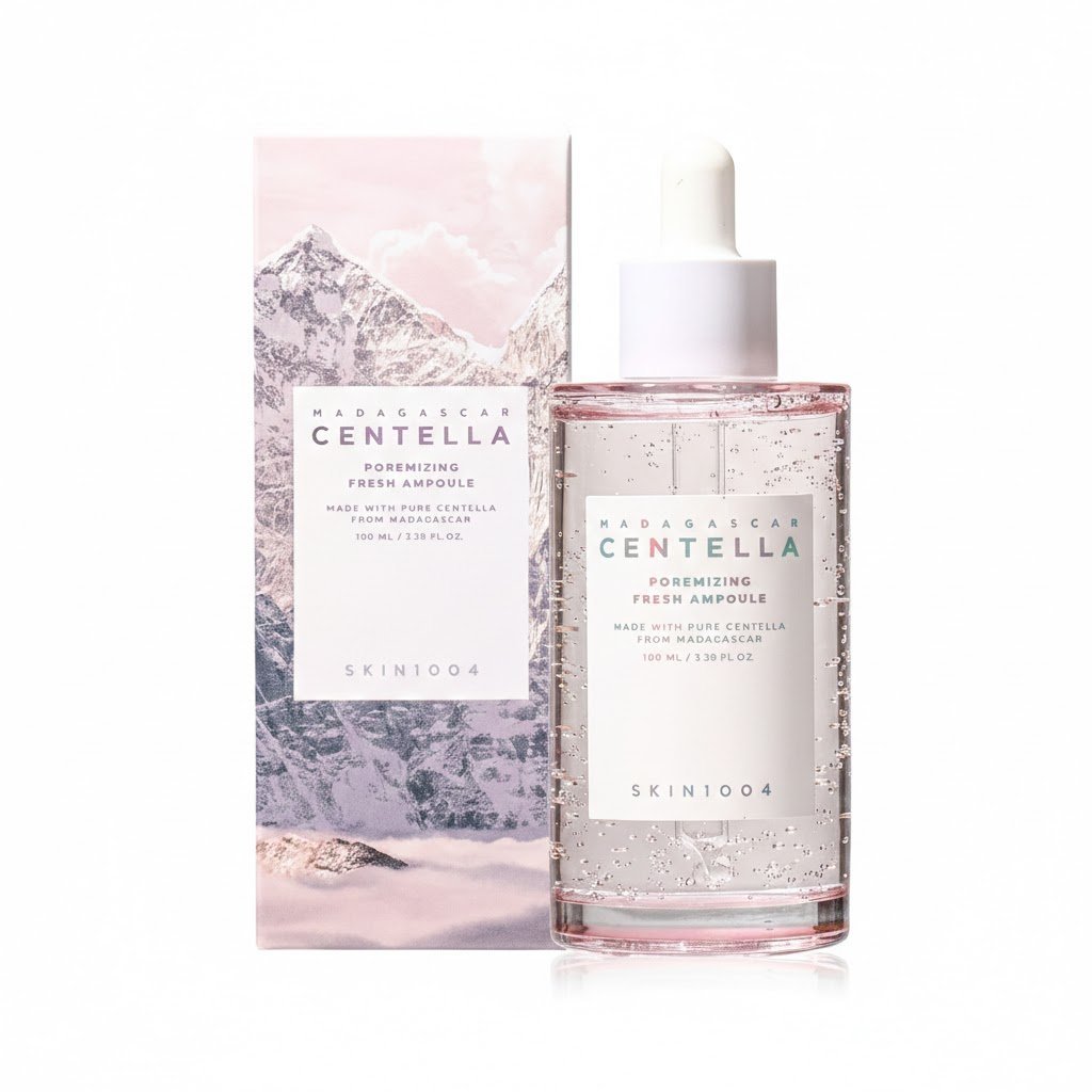 skin1004-poremizing-ampoule.jpg سيروم المسام الوردي سكين 1004 SKIN1004 Madagascar Centella Poremizing Fresh Ampoule 100ml