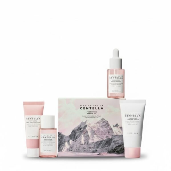 مجموعة السفر لشد المسام سكين 1004 SKIN1004 Madagascar Centella Poremizing Travel Kit