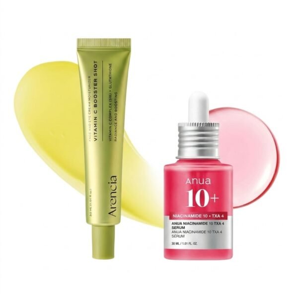 Anua Niacinamide 10 TXA 4 & Arencia Vitamin C - مجموعة النضارة والتفتيح