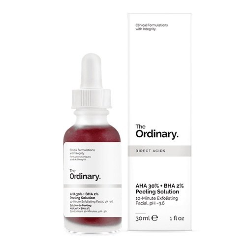 محلول التقشير الأحمر الأحمض الفواكه ذا أورديناري - 30 مل (The Ordinary AHA 30% + BHA 2% Peeling Solution - 30ml)